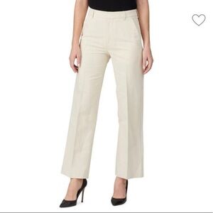 OFFICINE GÉNÉRALE Celeste cream stripe trousers